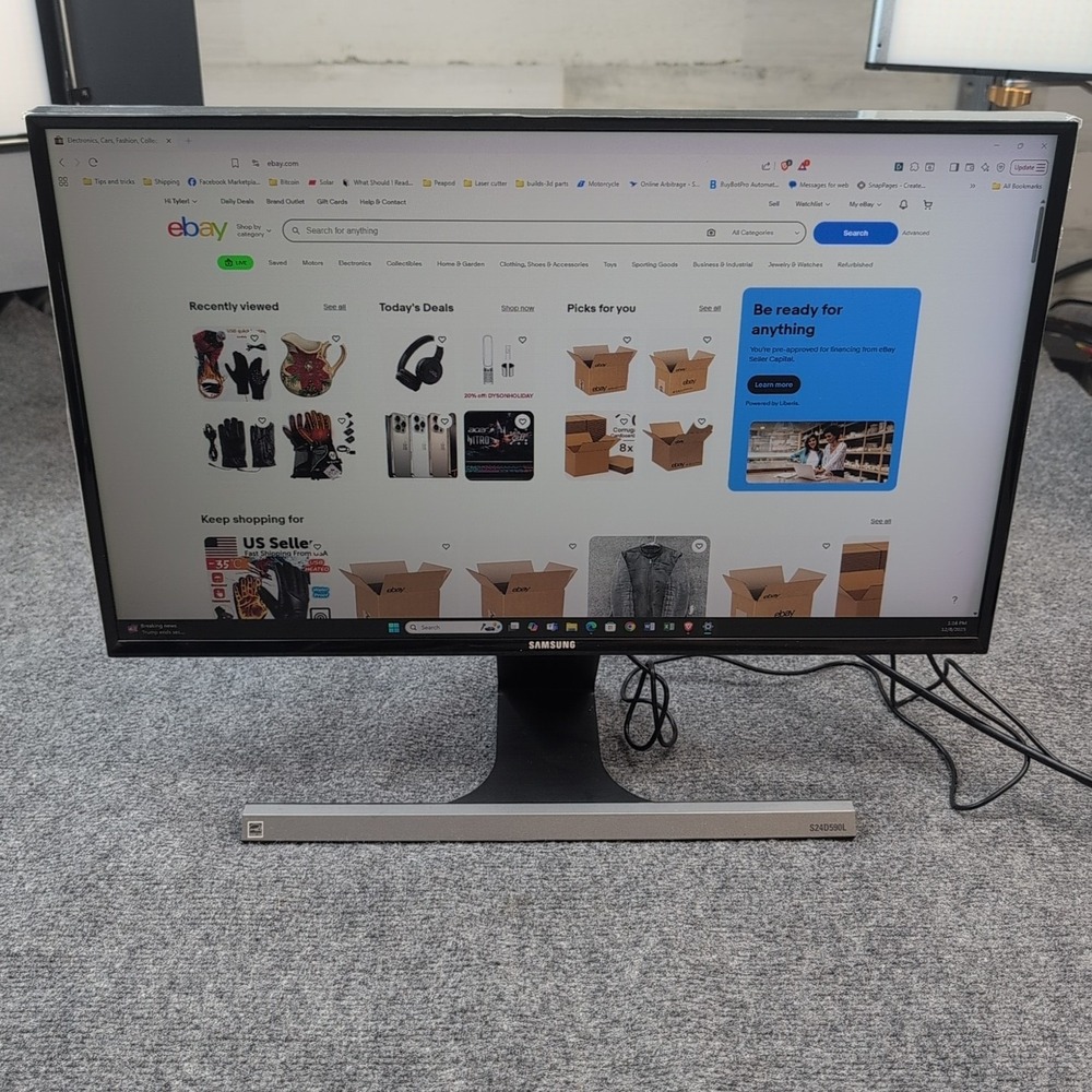 Samsung S24D590PL 24" LED Monitor Full HD 1080p HDMI Wide Viewing Angle